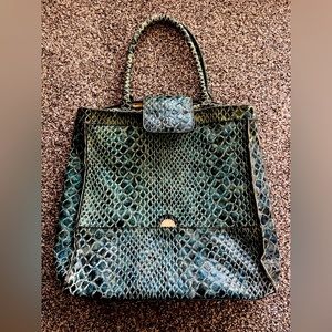 Blue stylish bag